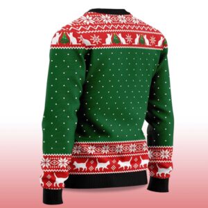 Alternative view of 2025 Black Cat Drink Coffee Christmas Ugly Sweater