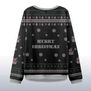 Alternative view of 2025 Black Cat Unleash Holiday Chaos Christmas Ugly Sweater