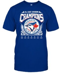 Alternative view of 2025 Blue Jays AL East Division Champions Two-Sided Shirt