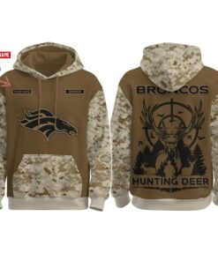 2025 Broncos Hunting Deer Hoodie