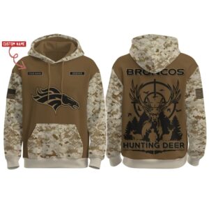 2025 Broncos Hunting Deer Hoodie