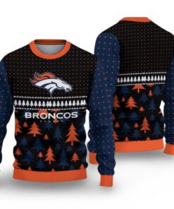 Alternative view of 2025 Broncos Ugly Christmas Sweater  