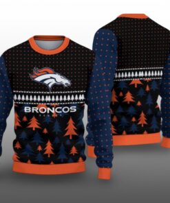 2025 Broncos Ugly Christmas Sweater  
