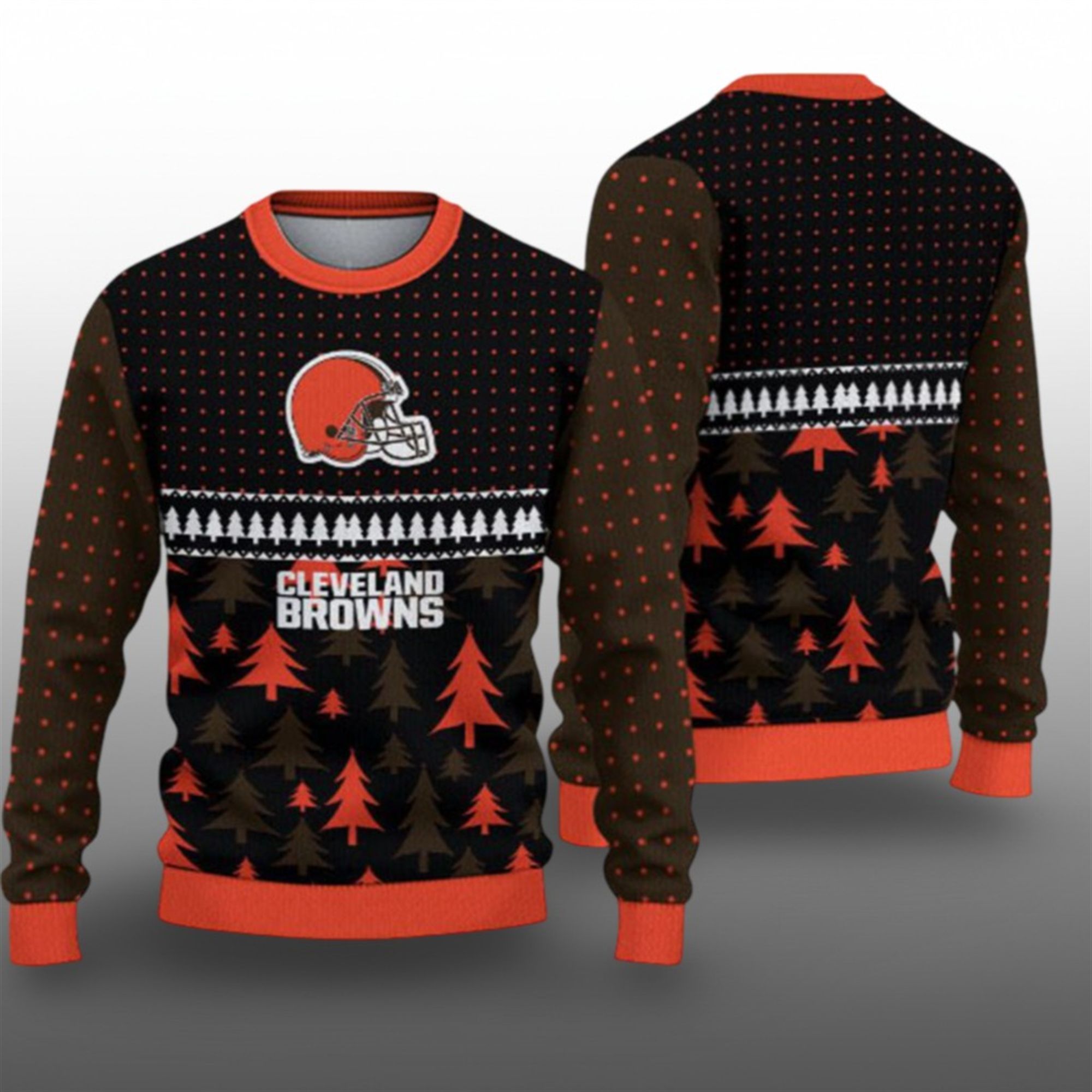 2025 Browns Ugly Christmas Sweater - Grishko.com