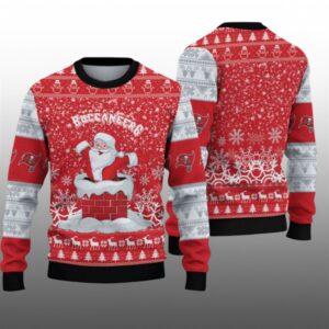 2025 Buccaneers Funny Santa Ugly Christmas Sweater - Grishko.com
