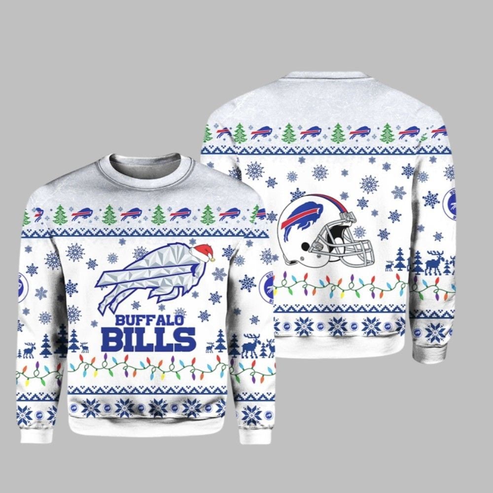 2025 Buffalo Bills Rivalries Cold Front Ugly Sweater - Grishko.com