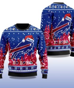 Alternative view of 2025 Buffalo Bills Santa Christmas Ugly Sweater