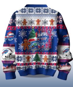 Alternative view of 2025 Buffalo Bills They Not Like Us Christmas Ugly Sweater