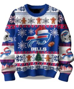 2025 Buffalo Bills They Not Like Us Christmas Ugly Sweater