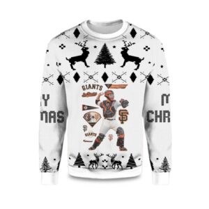 2025 Buster Posey San Francisco Giants Ugly Christmas Sweater