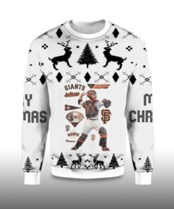 Alternative view of 2025 Buster Posey San Francisco Giants Ugly Christmas Sweater