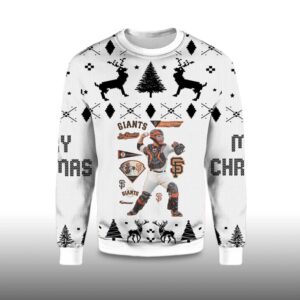 Alternative view of 2025 Buster Posey San Francisco Giants Ugly Christmas Sweater