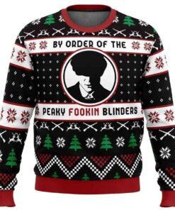 2025 By The Order of The Peaky Blinders Peaky Blinders Ugly Christmas Sweater