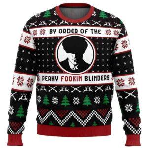 2025 By The Order of The Peaky Blinders Peaky Blinders Ugly Christmas Sweater