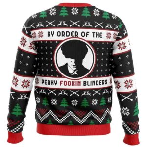 Alternative view of 2025 By The Order of The Peaky Blinders Peaky Blinders Ugly Christmas Sweater