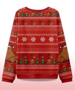 Alternative view of 2025 Capybara Celebration Christmas Ugly Sweater