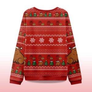 Alternative view of 2025 Capybara Celebration Christmas Ugly Sweater