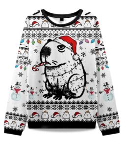 2025 Capybara Smoking Christmas Ugly Sweater