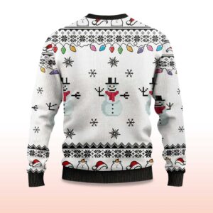 Alternative view of 2025 Capybara Smoking Ugly Christmas Sweater