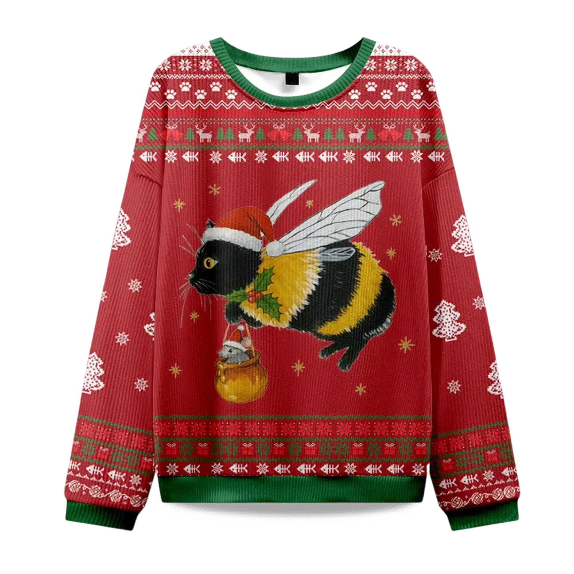 2025 Catbee Funny Christmas Ugly Sweater