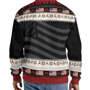 Alternative view of 2025 Charlie Kirk Freedom Ugly Sweater