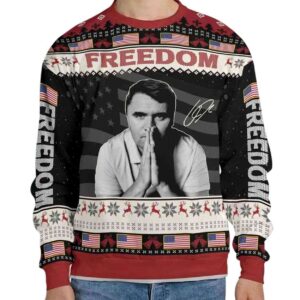 2025 Charlie Kirk Freedom Ugly Sweater