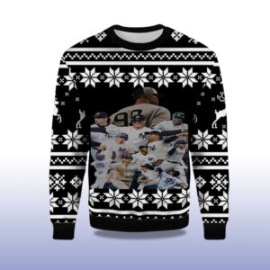 Alternative view of 2025 Chase For 28 New York Yankees Ugly Christmas Sweater