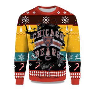 2025 Chicago Bears C Ugly Christmas Sweater