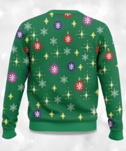 Alternative view of 2025 Chicken Game Don't Look At The Chicken Ugly Christmas Sweater