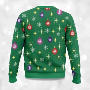 Alternative view of 2025 Chicken Game Don't Look At The Chicken Ugly Christmas Sweater