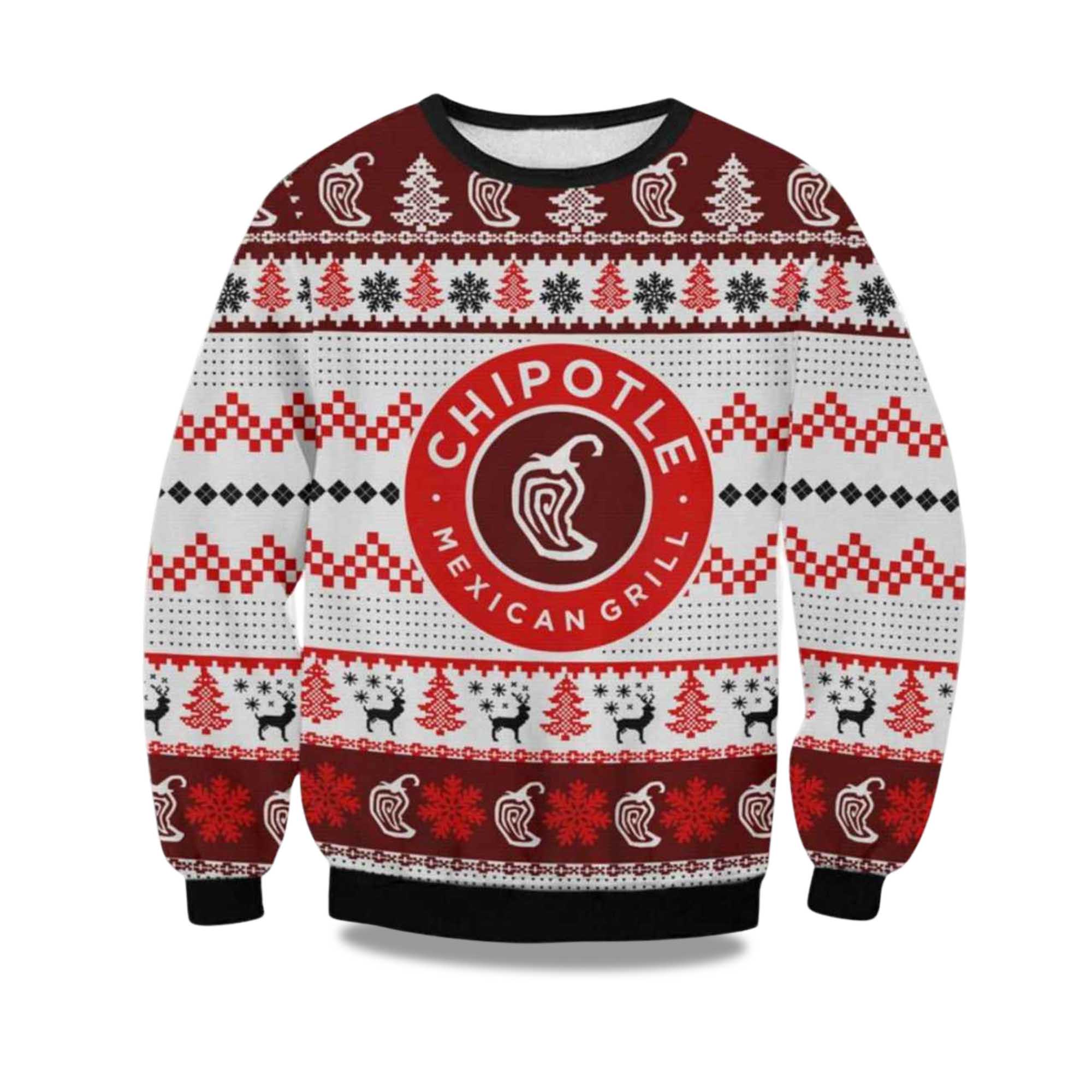2025 Chipotle Ugly Christmas Sweater