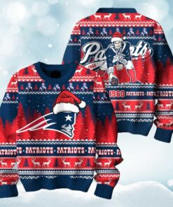 2025 Chirstmas Patriots Vintage 1960 Ugly Sweater