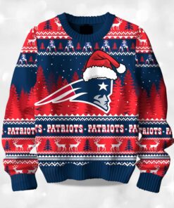 Alternative view of 2025 Chirstmas Patriots Vintage 1960 Ugly Sweater
