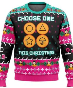 2025 Choose One This Christmas Squid Game Christmas Sweater