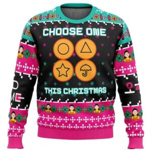 2025 Choose One This Christmas Squid Game Christmas Sweater