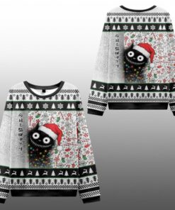 2025 Christmas A Funny Cat Staring At You Ugly Sweater  