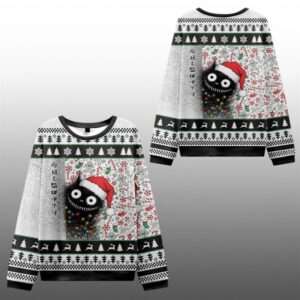 2025 Christmas A Funny Cat Staring At You Ugly Sweater - Grishko.com