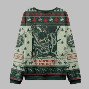 Alternative view of 2025 Christmas Alien 426 Ugly Christmas Sweater - Grishko.com
