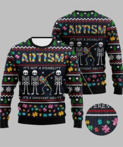 2025 Christmas Autism Ugly Christmas Sweater  