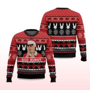 Alternative view of 2025 Christmas Bad Bunny Ugly Sweater