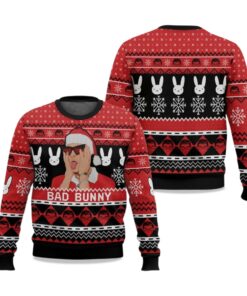 2025 Christmas Bad Bunny Ugly Sweater