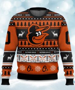 2025 Christmas Baltimore Orioles Personalized Ugly Sweater
