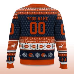 Alternative view of 2025 Christmas Bears Personalized Ugly Sweater