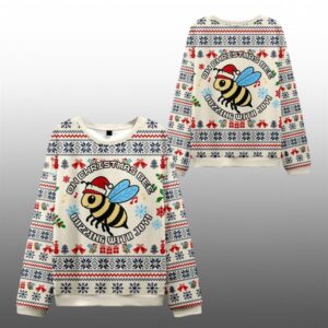 2025 Christmas Bee Buzzing WIth Joy Ugly Sweater - Grishko.com