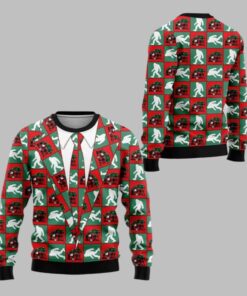2025 Christmas Bigfoot Camping Christmas Ugly Christmas Sweater  