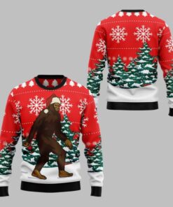 2025 Christmas Bigfoot Ugly Christmas Sweater  