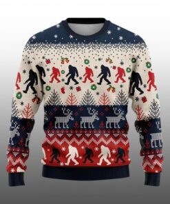 2025 Christmas Bigfoot Ugly Sweater  