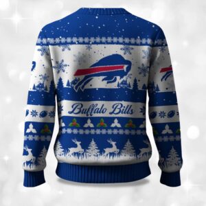 Alternative view of 2025 Christmas Bills Festive Reindeer & Tree Ugly Sweater