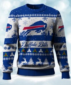 2025 Christmas Bills Festive Reindeer & Tree Ugly Sweater