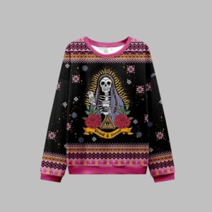 Alternative view of 2025 Christmas Blessed And Stressed Ugly Christmas Sweater - Grishko.com